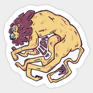 Absurd Lion Sticker